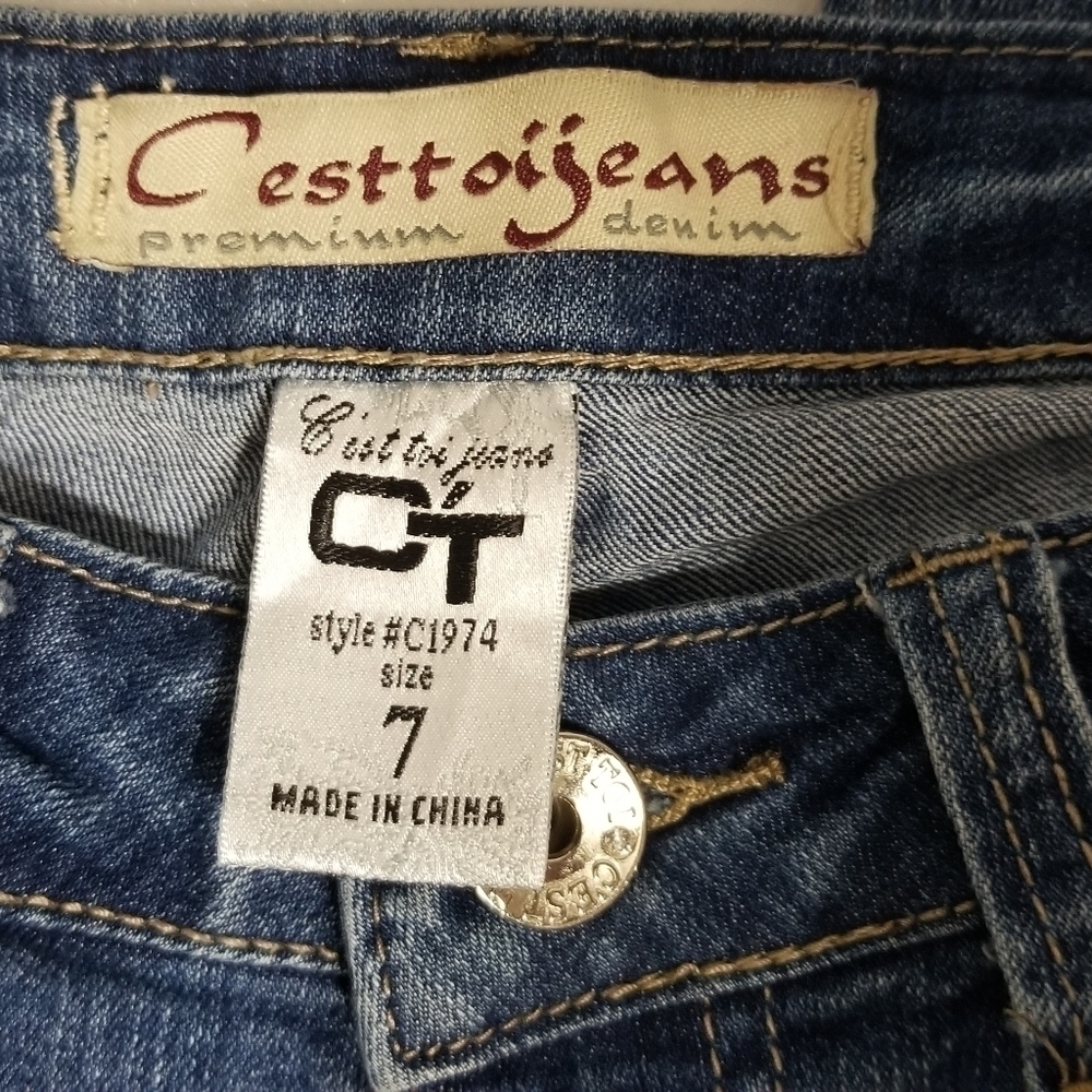 Cesttoi jeans Premium denim,  size 7 - Picture 7 of 9